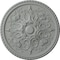 Ekena Millwork Bradford Ceiling Medallion (Fits Canopies up to 6 5/8"), 32 5/8"OD x 2"P, Primed White CM32BR - alternate 1